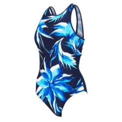 Zoggs Crossback Ecolast+ Swimsuit -Blue Wave zoggs crossback ecolast swimsuit 2