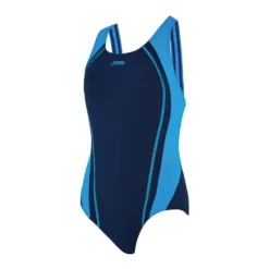 Zoggs Eaton Flyback E+ Swimsuit -Blue Wave zoggs eaton flyback e swimsuit 2