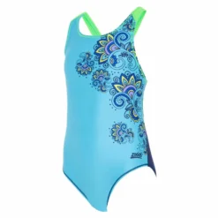 Zoggs Flyback Ecolast Swimsuit -Blue Wave zoggs flyback ecolast swimsuit 2