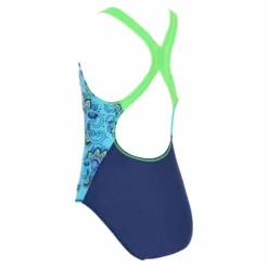 Zoggs Flyback Ecolast Swimsuit -Blue Wave zoggs flyback ecolast swimsuit 3