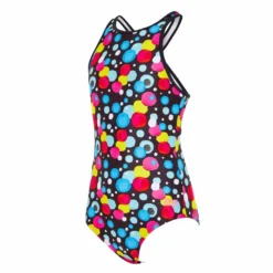 Zoggs Hi Front Crossback Ecolast Swimsuit -Blue Wave zoggs hi front crossback ecolast swimsuit 2