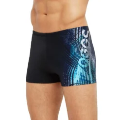 Zoggs Hip Racer Ecolast+ Swimming Shorts -Blue Wave zoggs hip racer ecolast swimming shorts 3