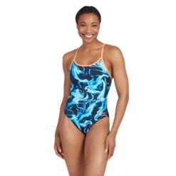 Zoggs Sprintback Swimsuit -Blue Wave zoggs sprintback swimsuit 5