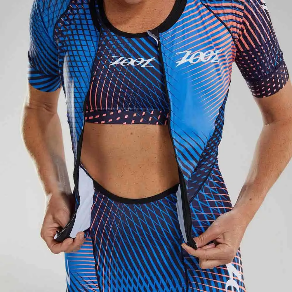 ZOOT Ltd Tri Aero Full Zip Plus Short Sleeve Trisuit 13 ZOOT Ltd Tri Aero Full Zip Plus Short Sleeve Trisuit - Image 13