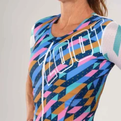 ZOOT Ltd Tri Aero Fz Short Sleeve Trisuit -Blue Wave zoot ltd tri aero fz short sleeve trisuit 22