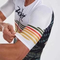 ZOOT Ltd Tri Aero Fz Short Sleeve Trisuit -Blue Wave zoot ltd tri aero fz short sleeve trisuit 9