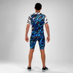 ZOOT Ltd Tri Aero Short Sleeve Jersey -Blue Wave zoot ltd tri aero short sleeve jersey 11
