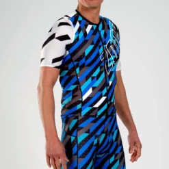 ZOOT Ltd Tri Aero Short Sleeve Jersey -Blue Wave zoot ltd tri aero short sleeve jersey 2
