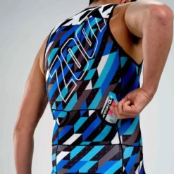 ZOOT Ltd Tri Fz Sleeveless Trisuit -Blue Wave zoot ltd tri fz sleeveless trisuit 5