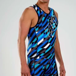 ZOOT Ltd Tri Tank Sleeveless Trisuit -Blue Wave zoot ltd tri tank sleeveless trisuit 2