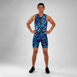 ZOOT Ltd Tri Tank Sleeveless Trisuit -Blue Wave zoot ltd tri tank sleeveless trisuit 6