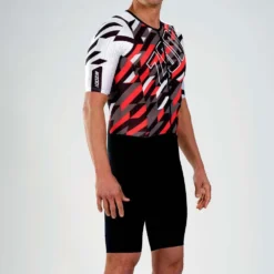 ZOOT Ultra Tri P1 Short Sleeve Trisuit -Blue Wave zoot ultra tri p1 short sleeve trisuit 2